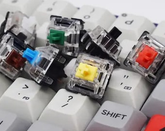 Gateron MX Switches for Mechanical Keyboard Builder – Linear Switch, Tactile Switch, Clicky Switch for Mech Keyboard Enthusiast