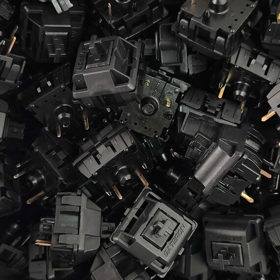 Gateron Ink V2 Interruttori Lineari A 5 Pin Prelubrificati Neri Interruttore A Tastiera Meccanico Fai-da-te Forza 60 G (35 Pezzi, Inchiostro Nero V2 - Foto 11