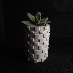 Concrete Plant Pot – Unique Geometric Design