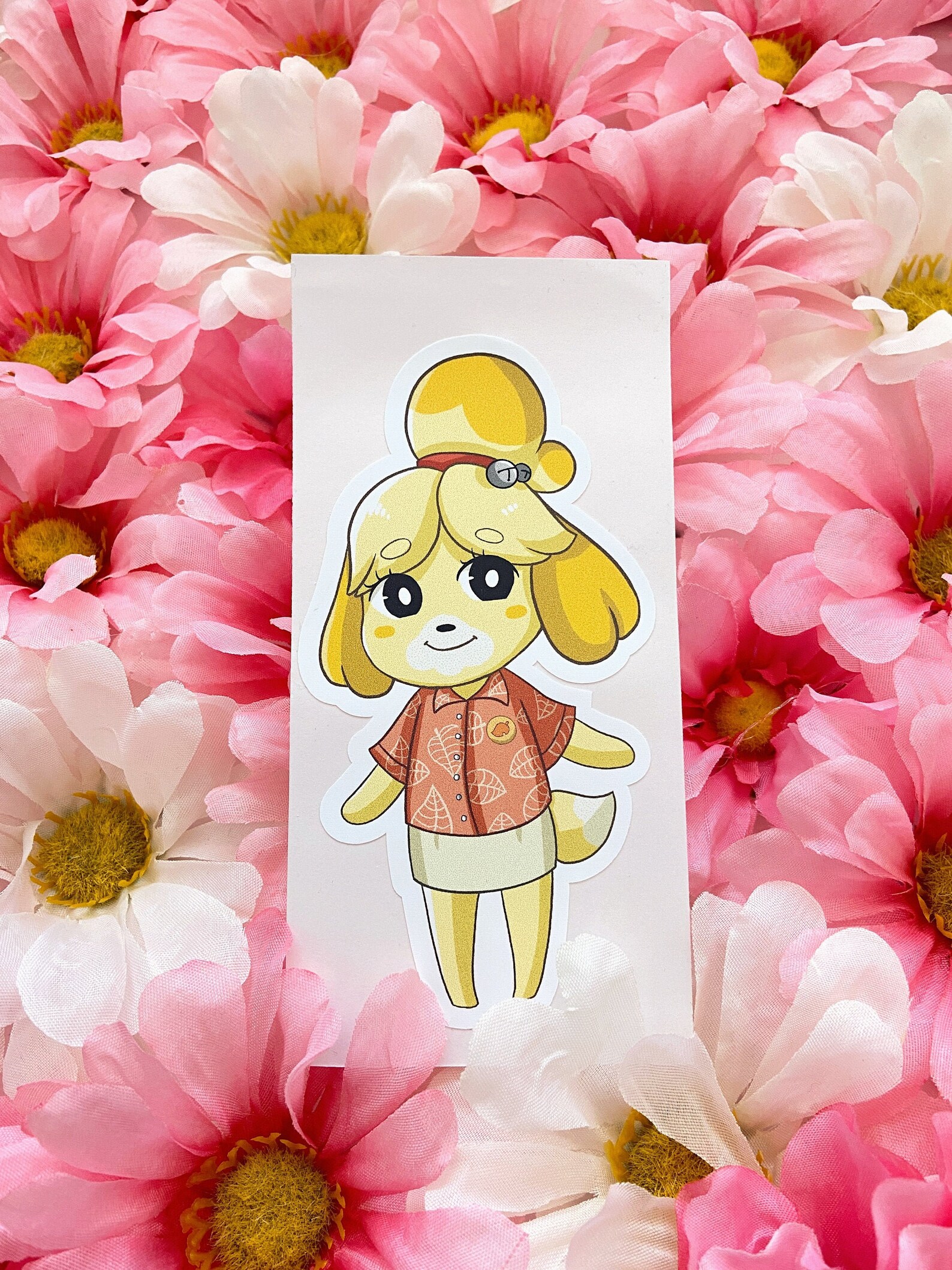 ACNH Isabelle Vinyl Sticker Etsy