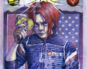 My Chemical Romance Gerard Way Danger Days Print