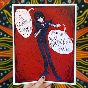 My Chemical Romance Gerard Way Surprise Party Print