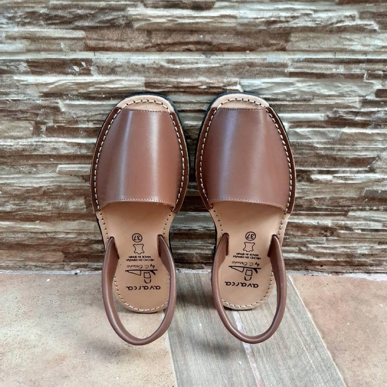 spanish made leather sandals