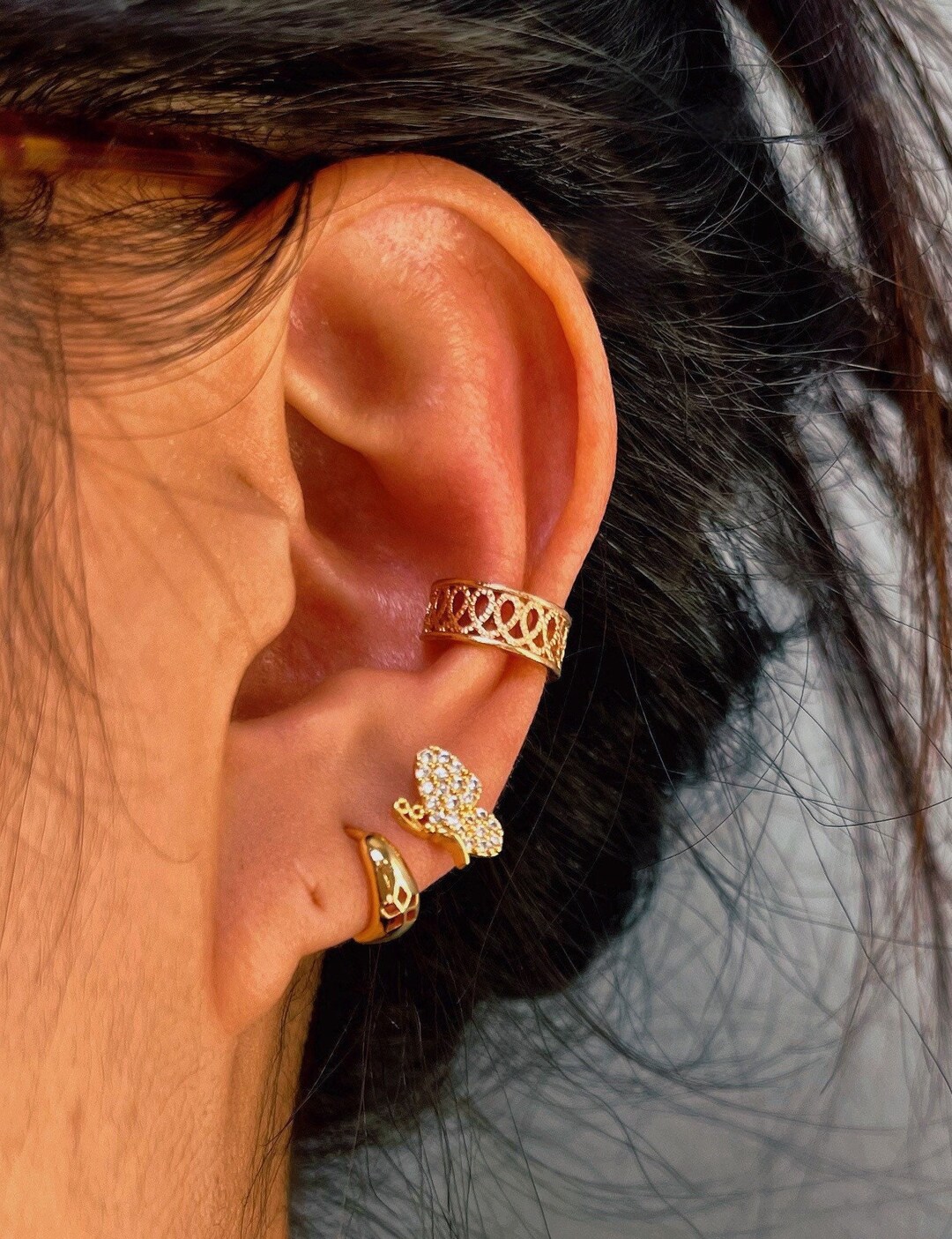 Boho Ear Cuff Fake Conch Ear Cuff Thick Ear Cuff Conch Etsy