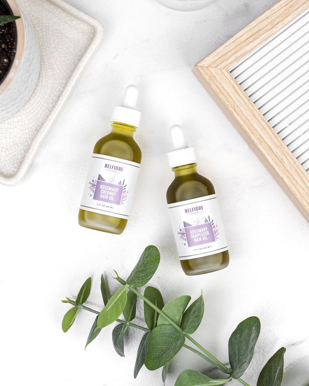 Rosemary Coconut Hair Oil Etsy