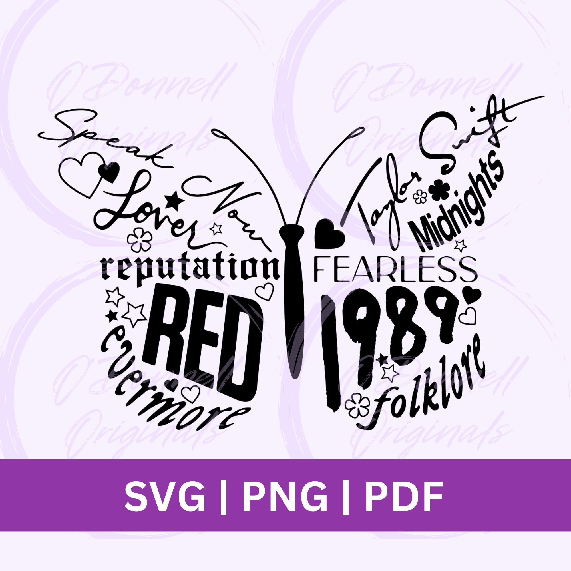 Taylor Swift Reputation Font Customizable Vinyl Decal Sticker