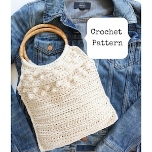 Crochet Handbag Pattern, Crochet Bag Pattern, Crochet Purse Pattern, Crochet Summer Bag Pattern, Crochet Summer Handbag Pattern