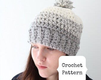 クラウンハットのかぎ針編みパターン、初心者向けチュートリアル、冬物