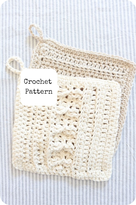 How to Make Farmhouse Crochet Dish Cloths - A BOX OF TWINE