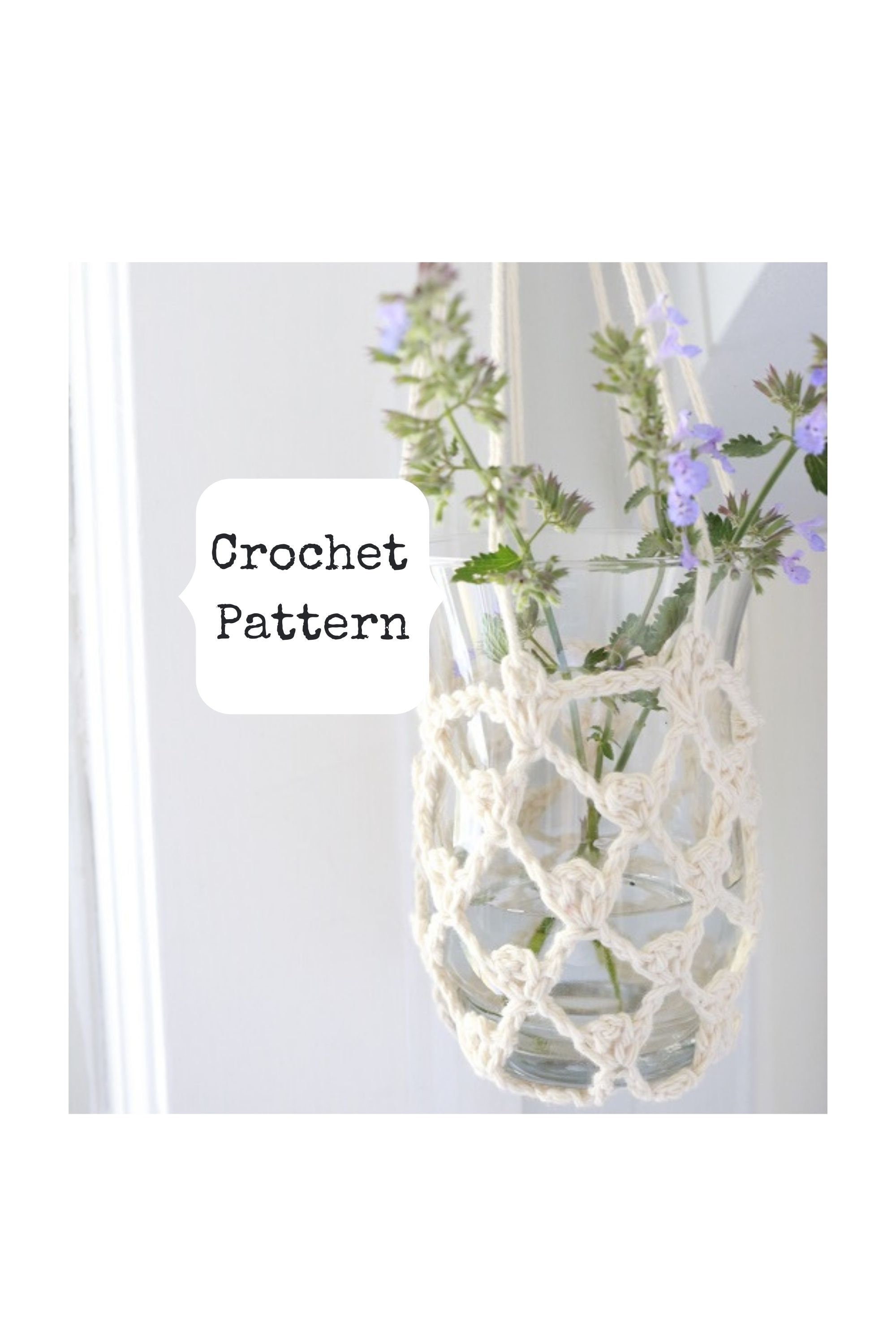 38 Hanging Plant Crochet Patterns to Brighten Your Home and Car Decor 36 Crochet Plant Hanger