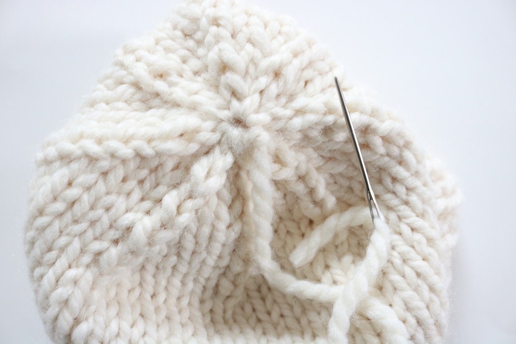 Pattern For Basic Toque Knit Toque Pattern | Easy Knit Hat Instructions | Winter Hat PDF ...