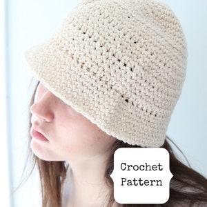 crochet bucket hat pattern, crochet bucket hat pattern for women, bucket hat pattern, crochet summer hat pattern, crochet sun hat pattern image 1