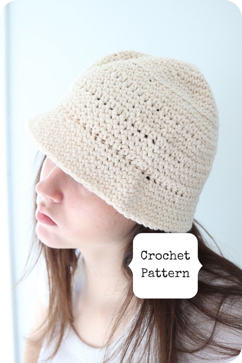 crochet bucket hat pattern, crochet bucket hat pattern for women, bucket hat pattern, crochet summer hat pattern, crochet sun hat pattern image 1