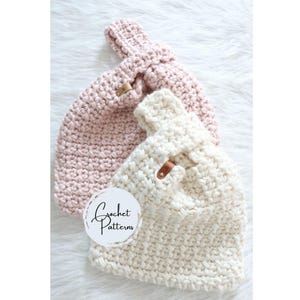 Patrón de crochet para bolso con nudo japonés, tutorial fácil para hacer un bolso de mano, diseño único para amantes del crochet