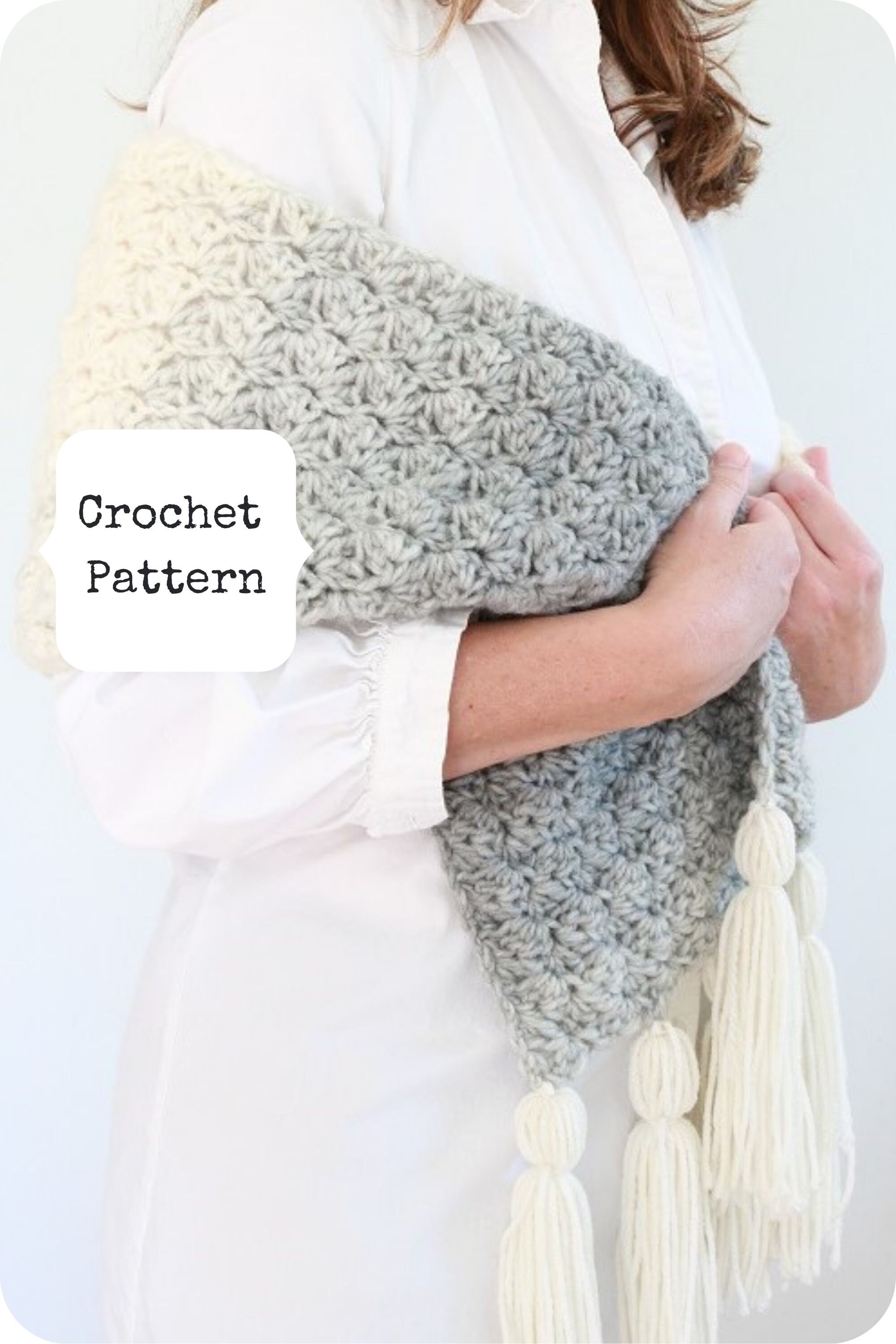 ombre scarf crochet pattern
