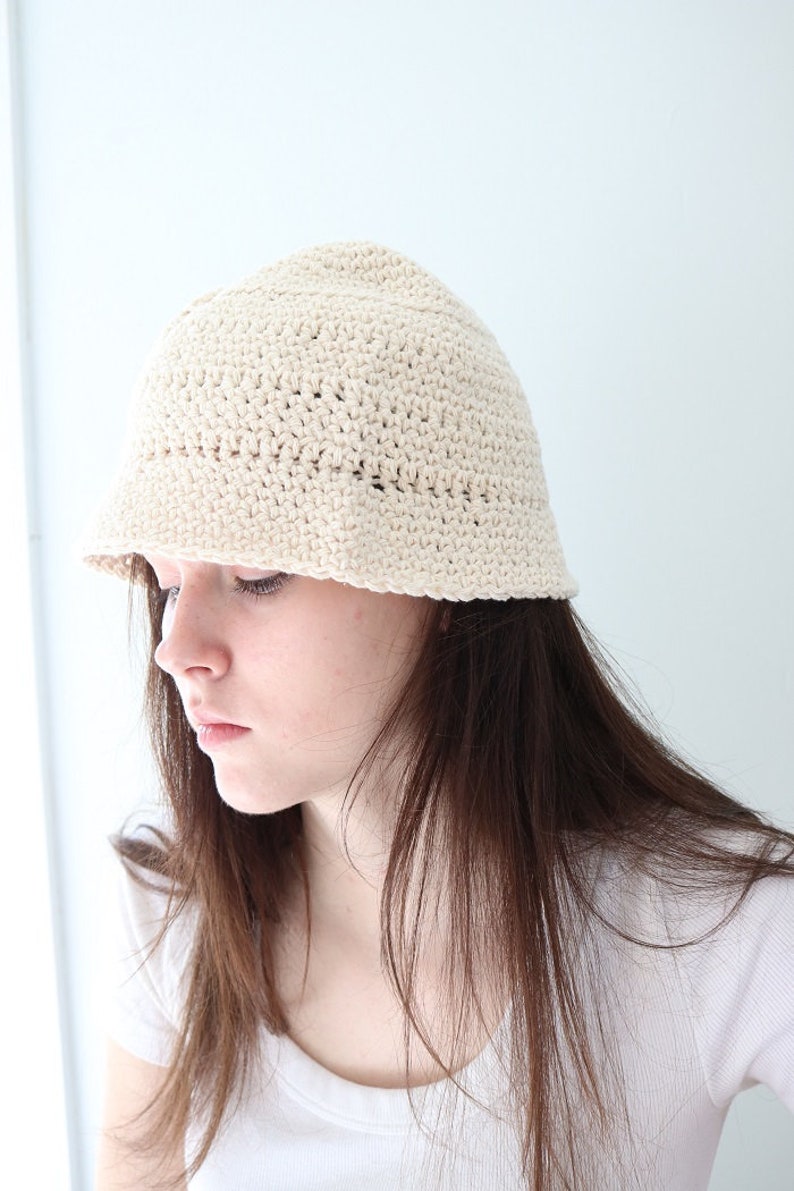 crochet bucket hat pattern, crochet bucket hat pattern for women, bucket hat pattern, crochet summer hat pattern, crochet sun hat pattern image 2