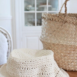 crochet bucket hat pattern, crochet bucket hat pattern for women, bucket hat pattern, crochet summer hat pattern, crochet sun hat pattern image 6
