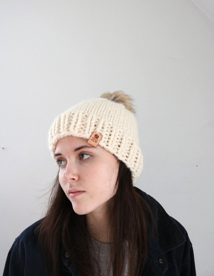 Knit Toque Pattern | Easy Knit Hat Instructions | Winter Hat PDF ...