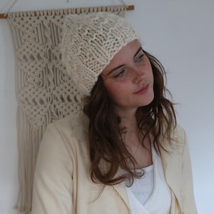 Knit Hat Pattern for Beginners | Easy Beanie Knit Pattern | Quick & Fun Project for Cozy Winter Wear image 4