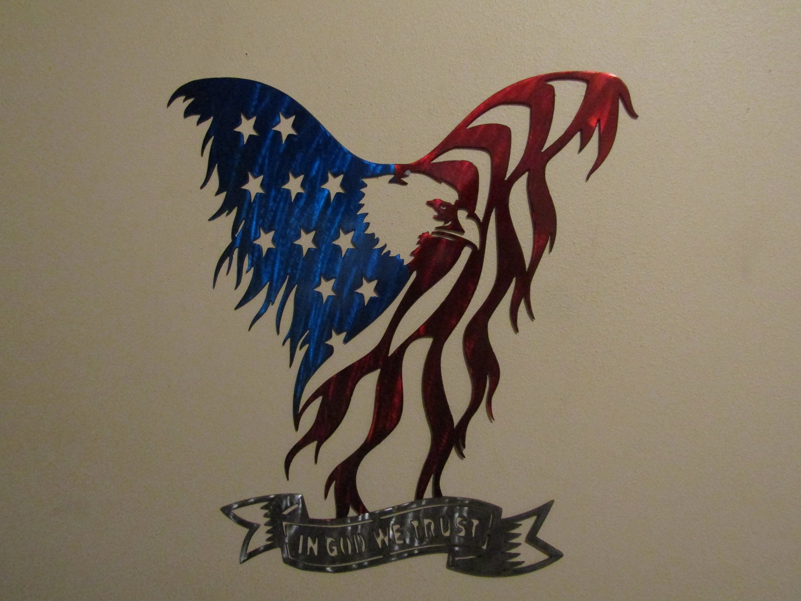 American Eagle Steel Sign Etsy