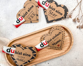 Muttertag Duplo Banderolen Vorlage zum Ausdrucken