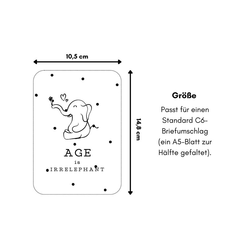 Druckvorlage Geburtstagskarte, Geburtstagskarte zum Drucken, lustige Geburtstagskarte, englischer Spruch, Geburtstagsglückwünsche, PDF image 4