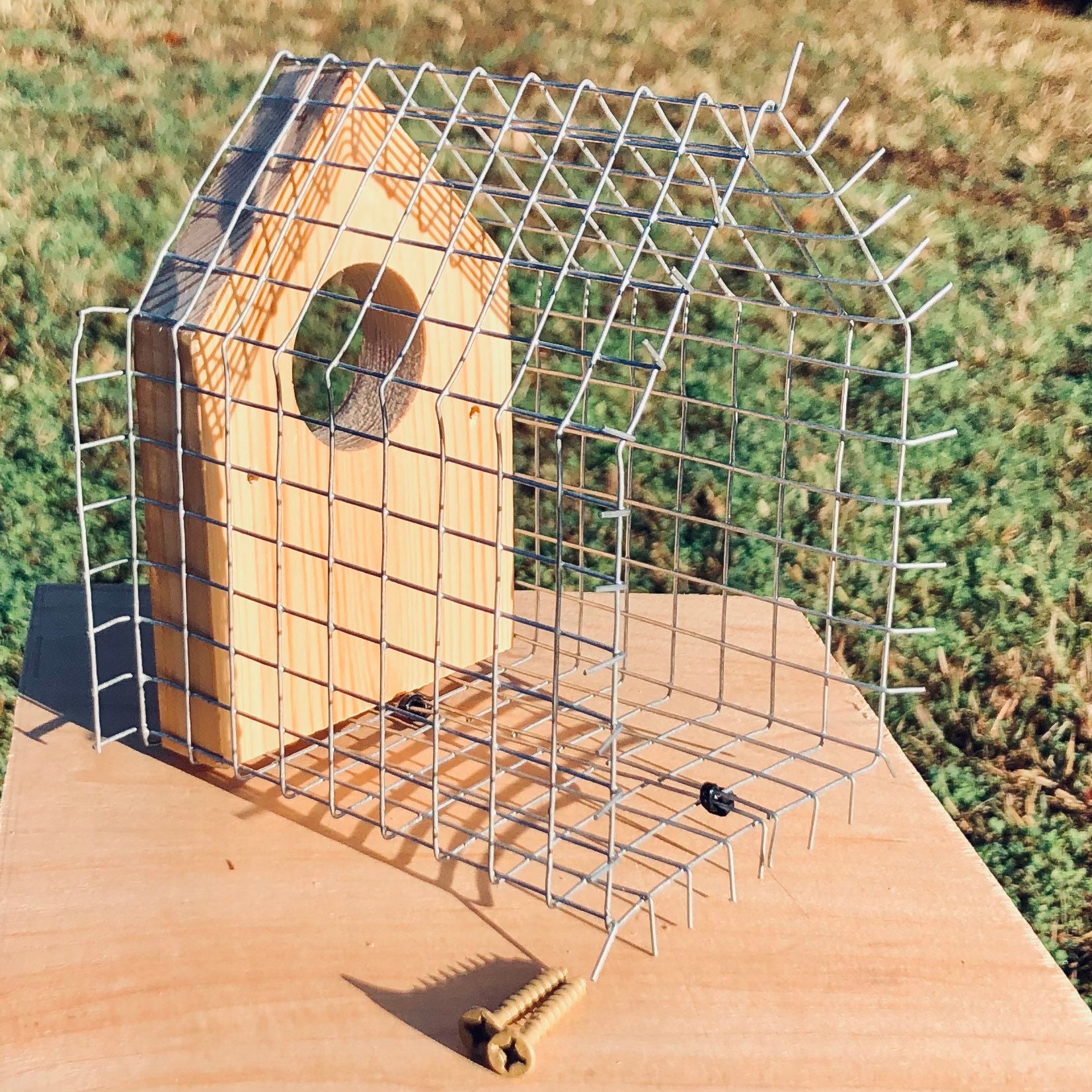 Ultimatedefender Gable Roof Birdhouse Predator Guard Etsy