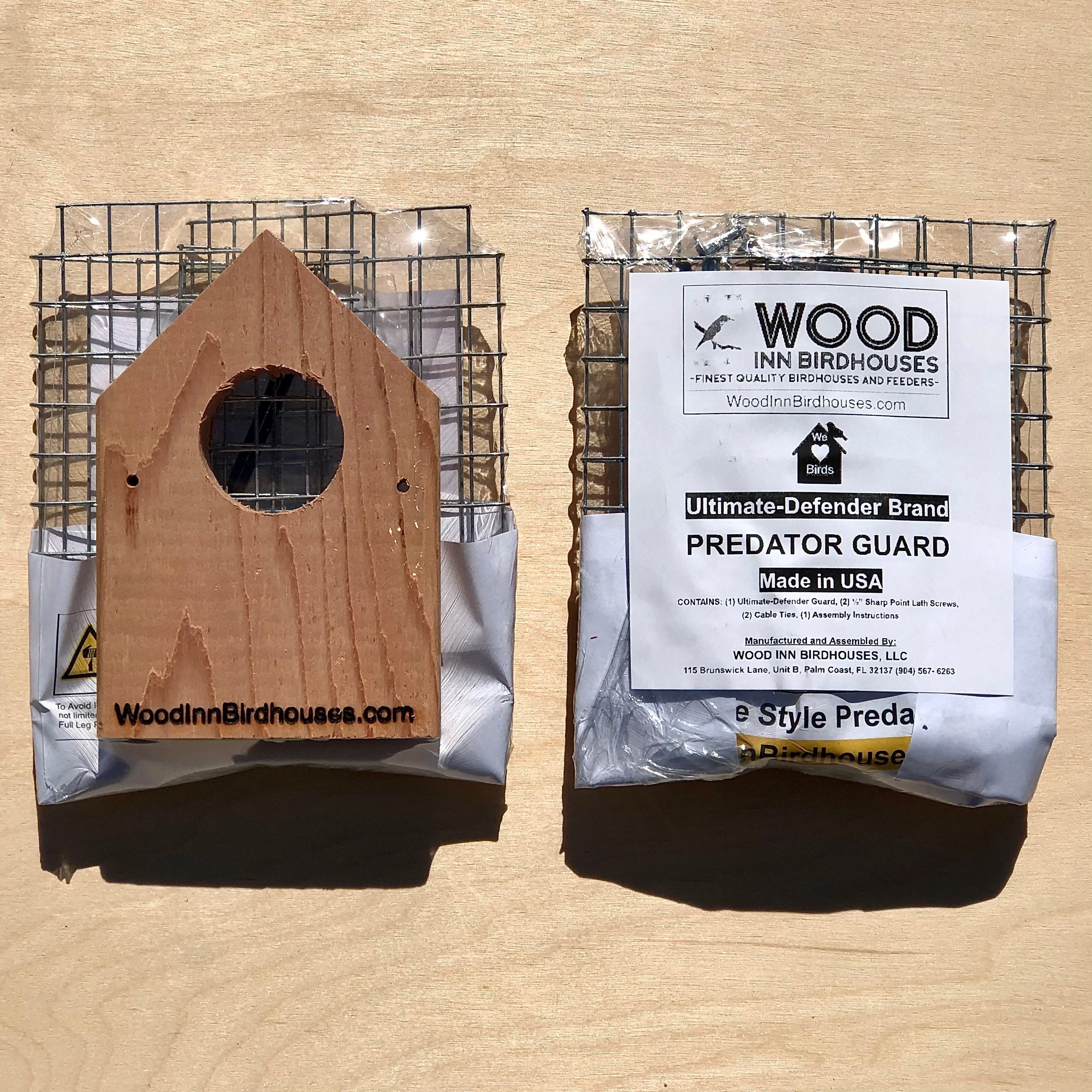 UltimateDefender Gable Roof Birdhouse Predator Guard Etsy