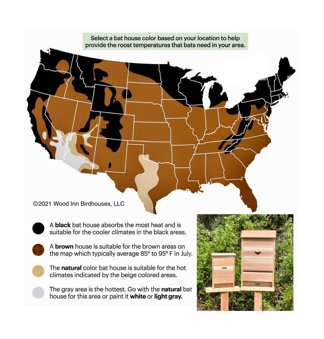 Bat House Cedar Bat House Bat Box 24.75H x | Etsy