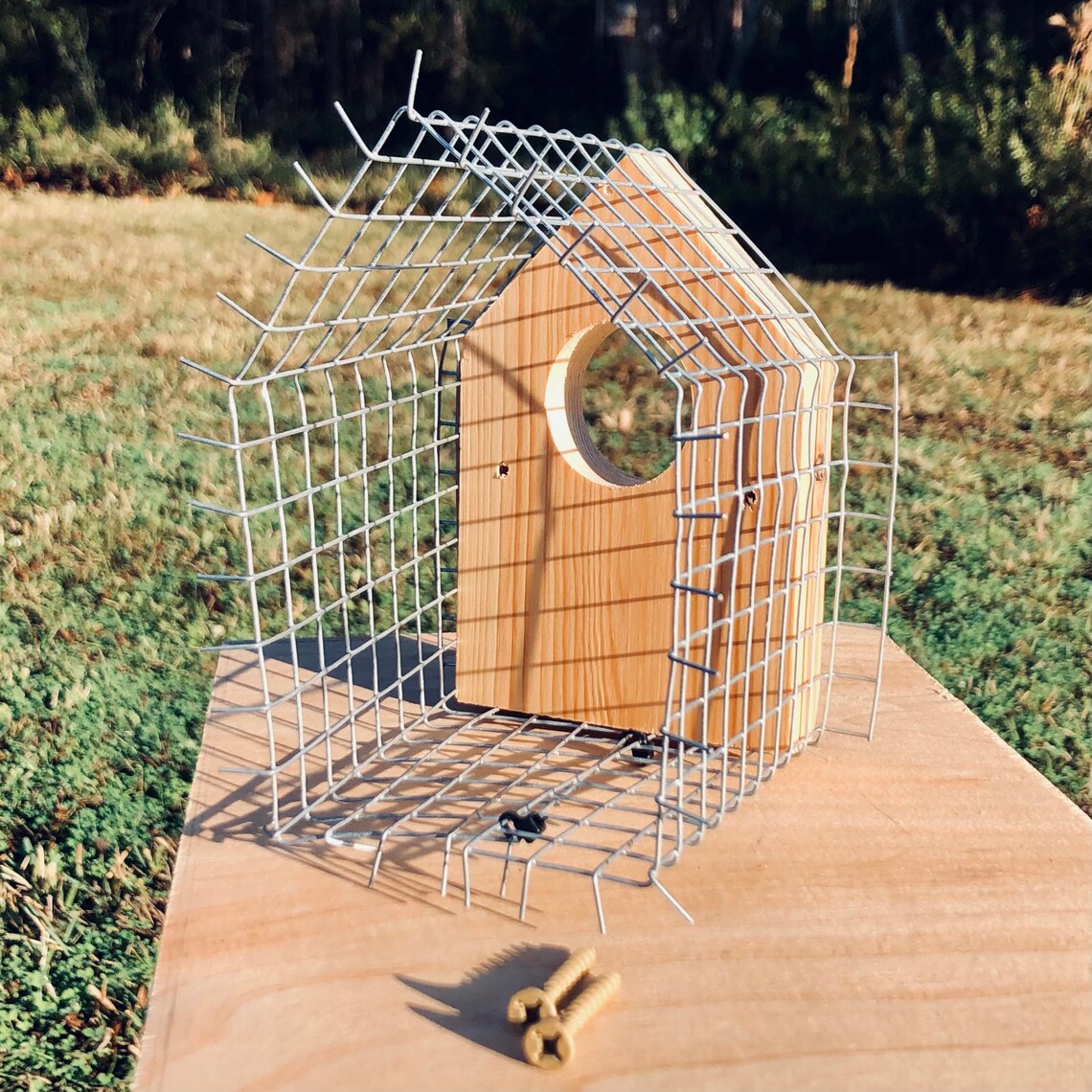 UltimateDefender Gable Roof Birdhouse Predator Guard Etsy