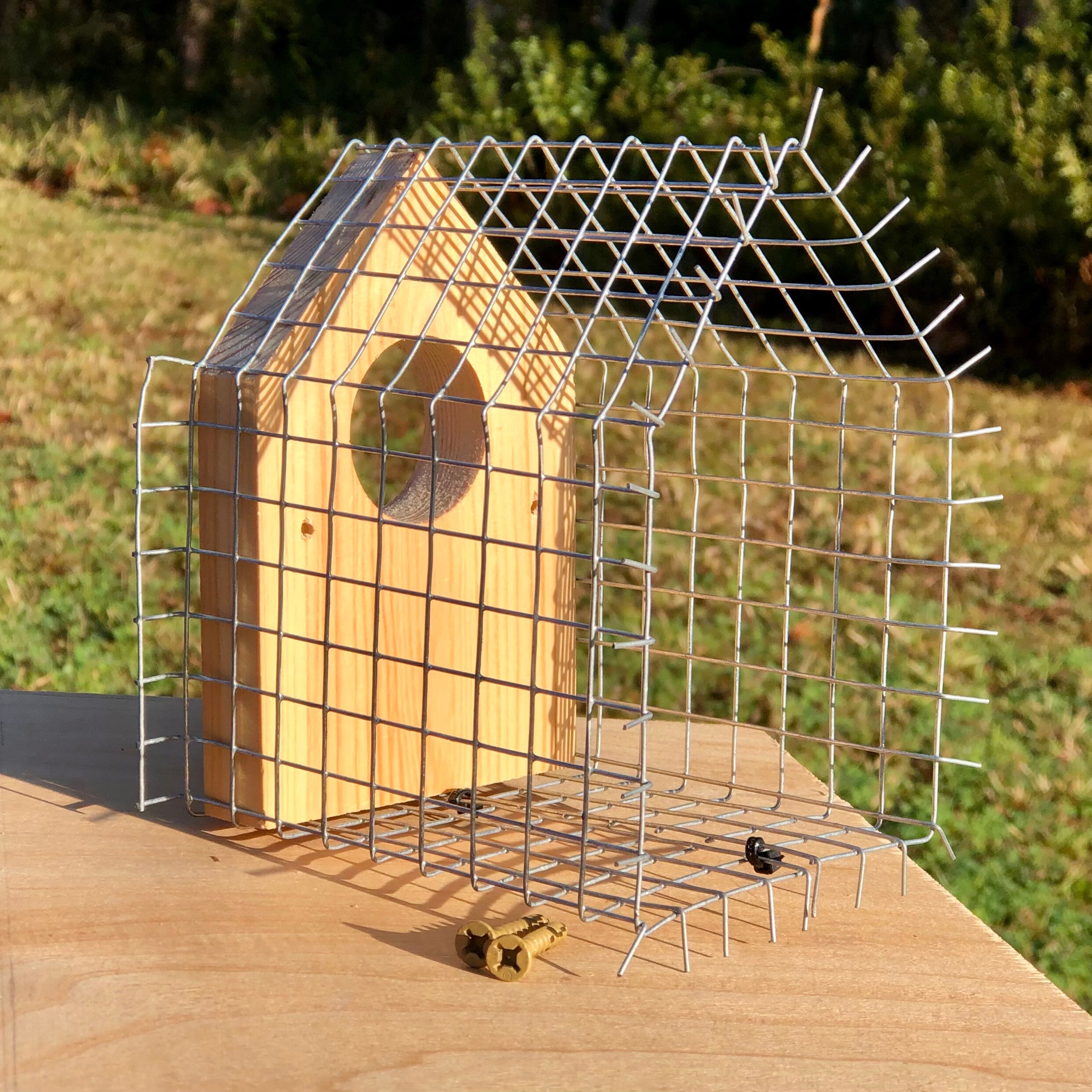 Ultimatedefender Gable Roof Birdhouse Predator Guard Etsy