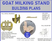 DIY Goat Milking Stand Plans: Hoof Trimming Stanchion (PDF Download)