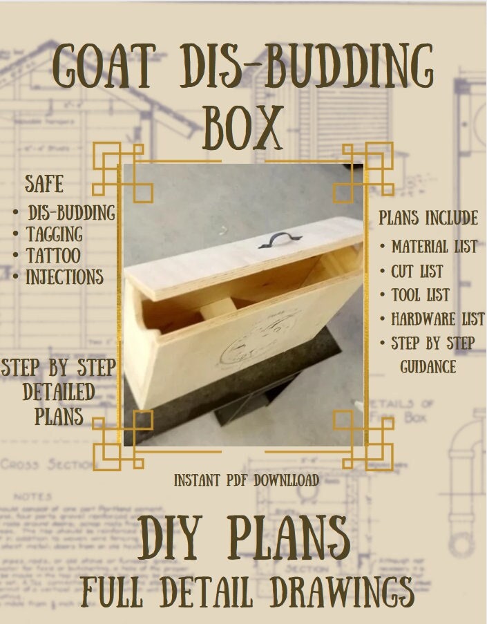 Buddy Box Goat Kid Disbudding Tattooing Medicating Etsy