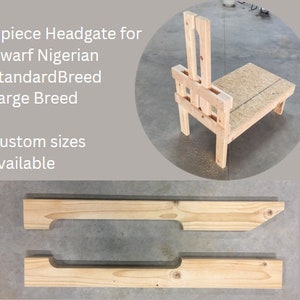 Goat milking Stanchion Head-gate precut. Precise cut head gate parts.