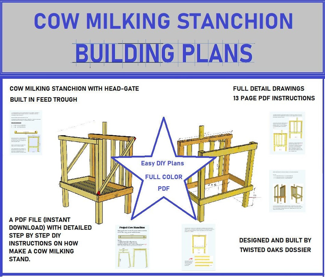 Cow Milking Stand, Cow Plans, Milking Stanchion, Cow Milking, Cattle Headgate, Milking for Cows