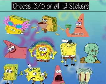 Spongebob Sticker Etsy
