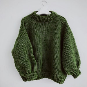 hand knit sweater