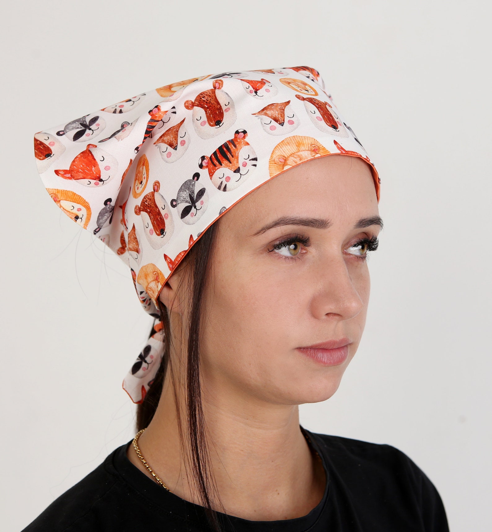 Funny print reversible bandana retro 90s bandana. Hair band Etsy