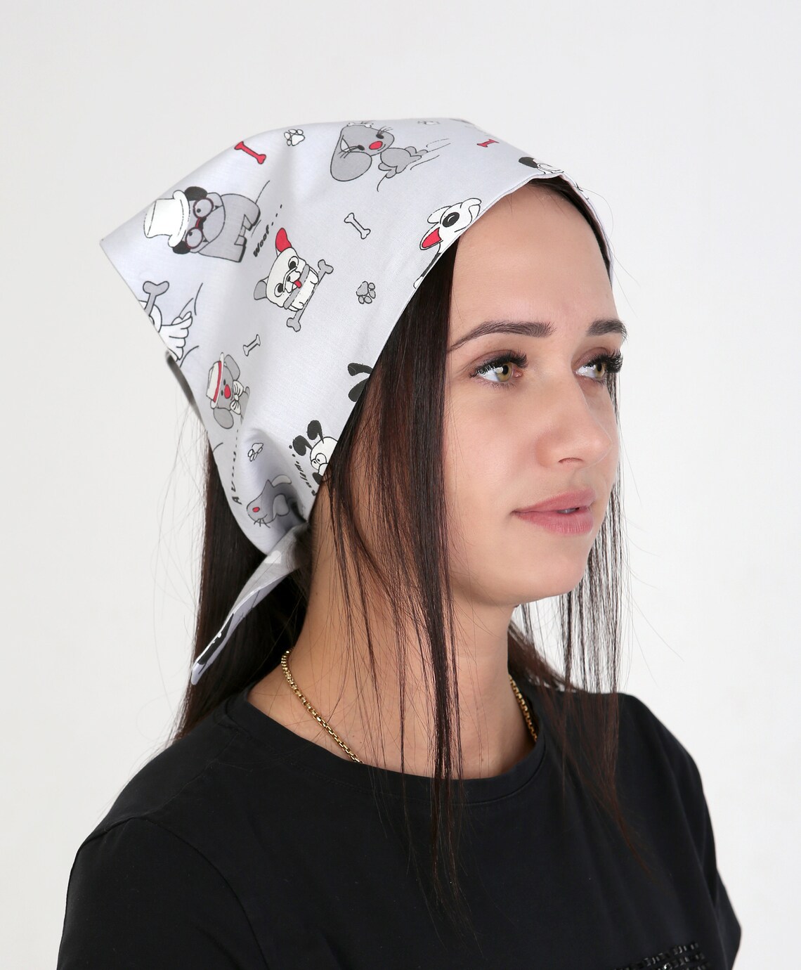 Retro 90s reversible bandana headband vintage hair Etsy