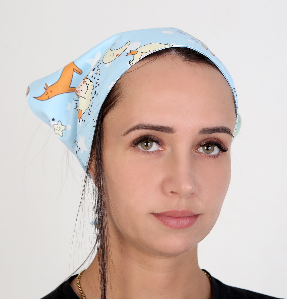 Reversible bandana retro 90s bandana. Hair band vintage Etsy