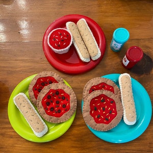 Felt Pizza/Felt Food/Felt Playfood/Play Kitchen/Pretend Food