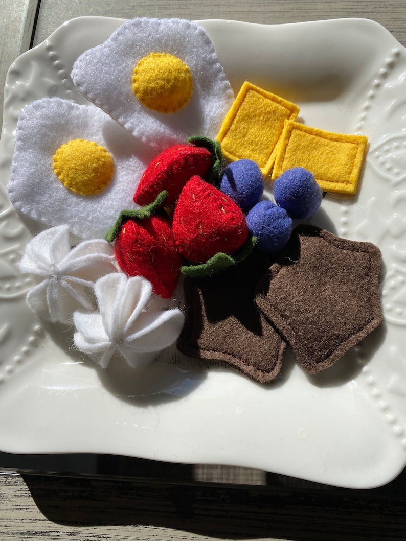 Felt Breakfast Set/felt Breakfast Food/felt Pancakes/felt Etsy