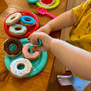 Felt Donuts/Play Donuts/Felt Food/Pretend Donuts/Pretend Food/Felt Food