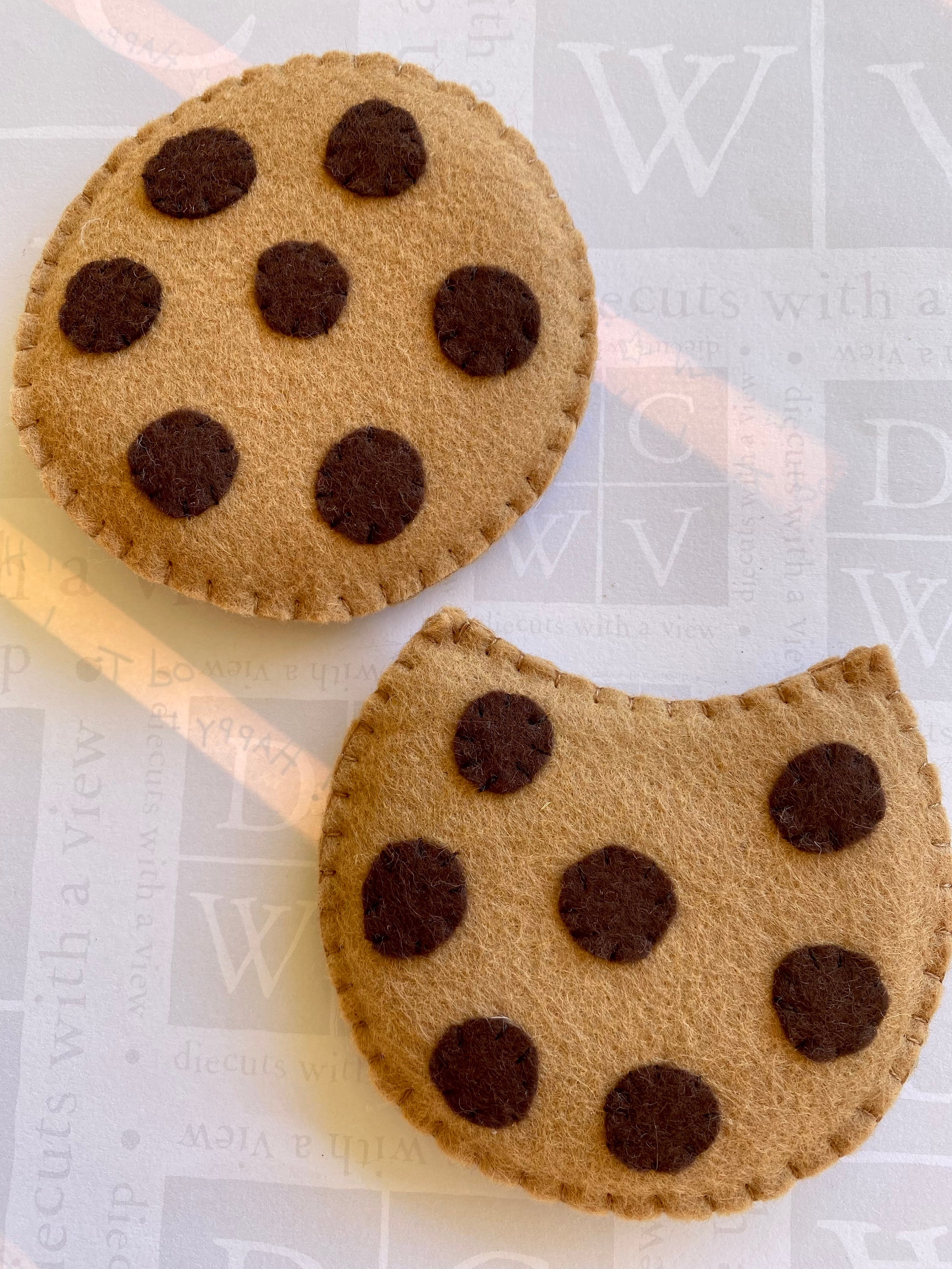 Galletas de Monstruo Comegalletas/Galletas de Fieltro/Disfraz de  Halloween/Comida de Juguete, image size:2250x3000