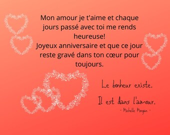Salut Mon Amour Etsy