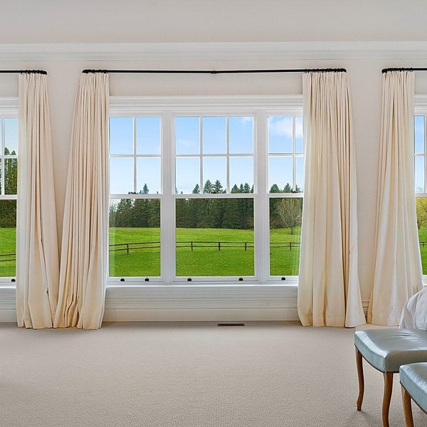 Inverted Pleat Curtains Etsy Inverted Pleat Curtains Etsy