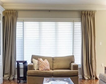 Echo - Linen Blend Curtains, Blackout Curtains Available
