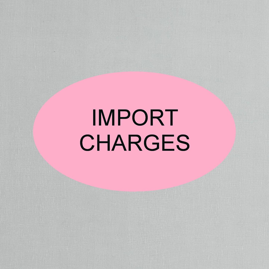 Import Charges - Etsy