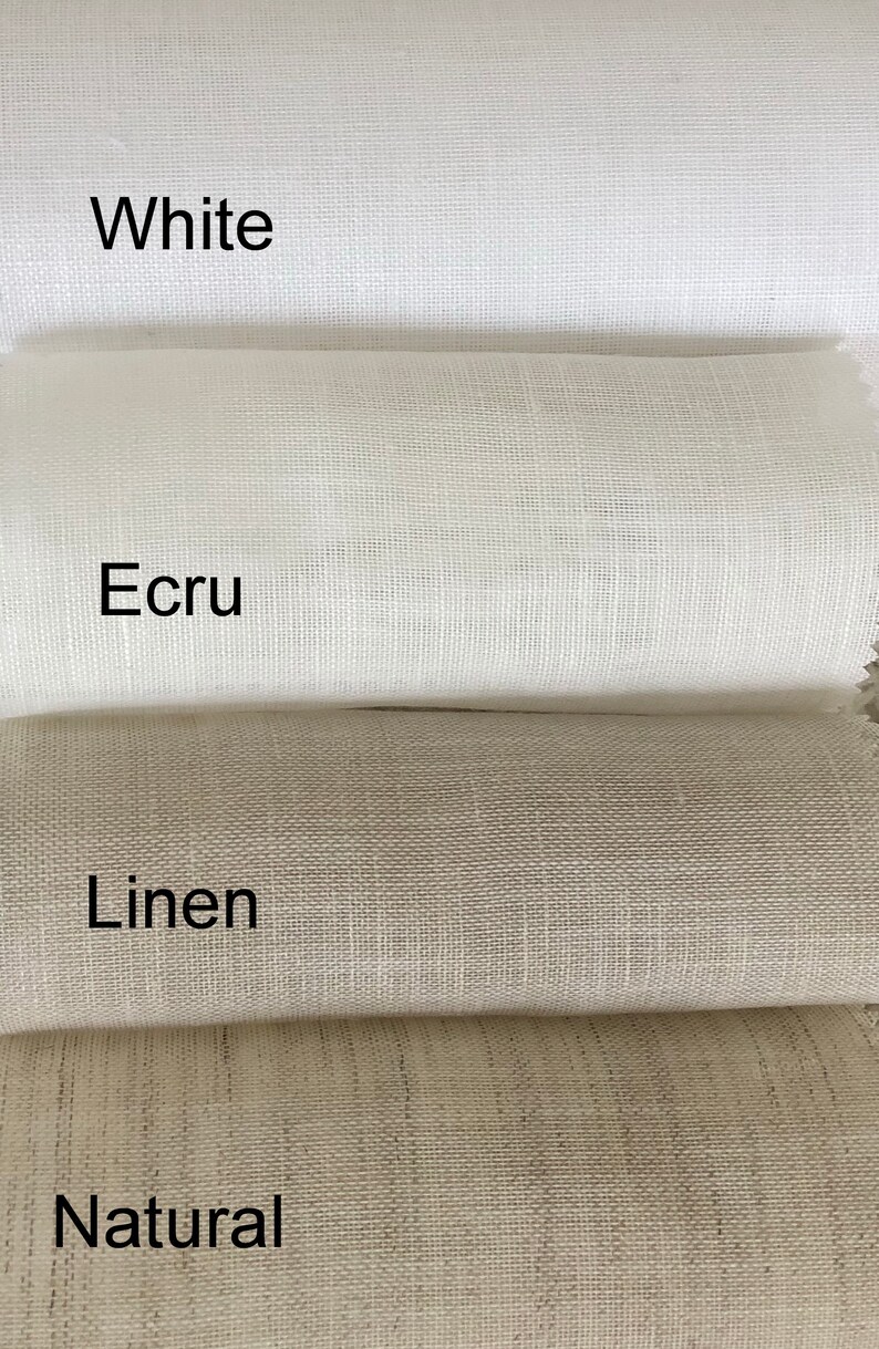 Laura Sheer Linen Blend Curtains Fabric Swatches