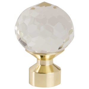 Finials for Metal Drapery Rods 1 1/8&quot; diameter